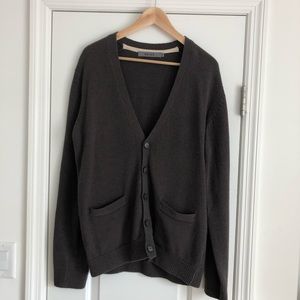 Reiss Men’s wool blend cardigan Size L